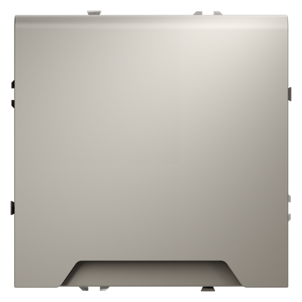 Розетка встраиваемая Voltum S70 с заземлением, защитными шторками и крышкой Кашемир VLS040303 — изображение 2