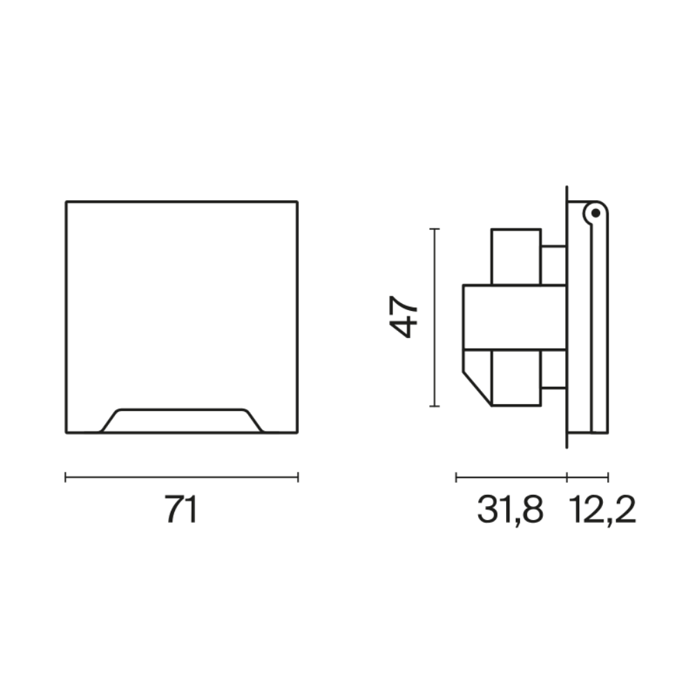 Розетка встраиваемая Voltum S70 с заземлением, защитными шторками и крышкой Кашемир VLS040303 — изображение 5