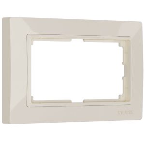Рамка для двойной розетки Werkel Snabb basic Слоновая кость W0082003
