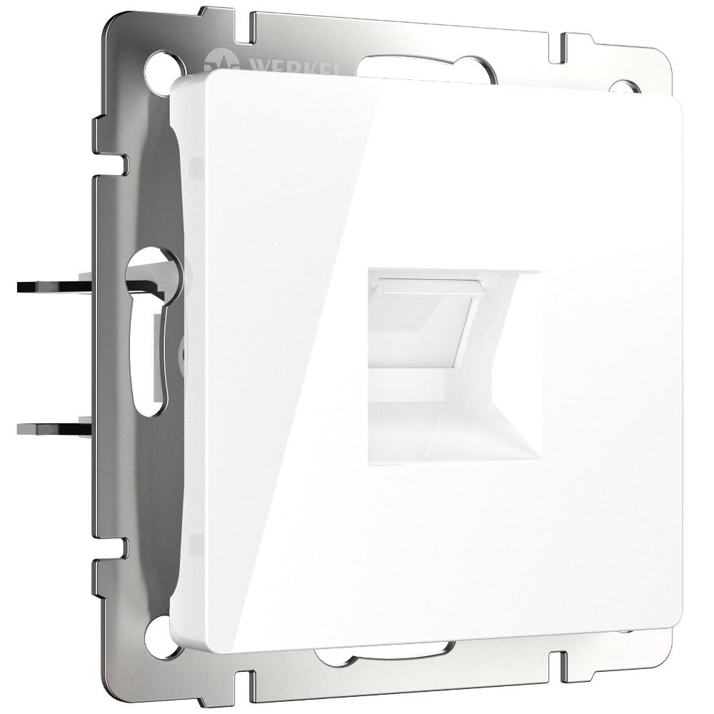 Розетка встраиваемая телефонная Werkel RJ-11 Белый W1182001