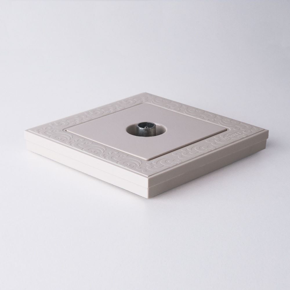 ТВ-розетка встраиваемая оконечная Werkel Слоновая кость W1183003 — изображение 2