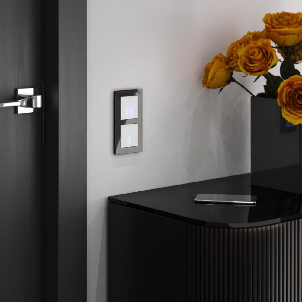 Выключатель одноклавишный встраиваемый сенсорный Werkel с подсветкой Белый W4510101 — изображение 2