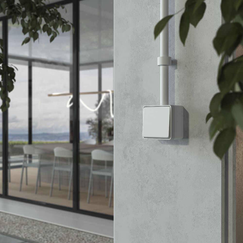 Выключатель одноклавишный накладной влагозащищенный Werkel Gallant Белый W5010201 — изображение 2