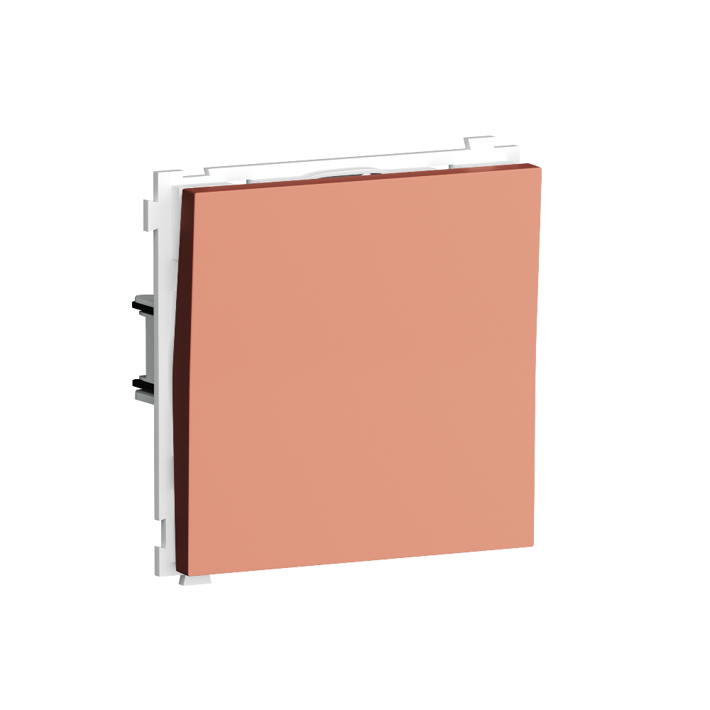 Выключатель одноклавишный встраиваемый проходной Donel R98 Коралл матовый DA10600-DA29645