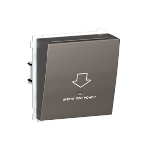 Выключатель электронный карточный встраиваемый Donel R98 Сталь матовая DA14000-DA59037