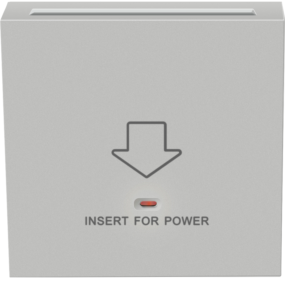 Выключатель электронный карточный встраиваемый Donel R98 Серый матовый DA14000-DA59040 — изображение 2