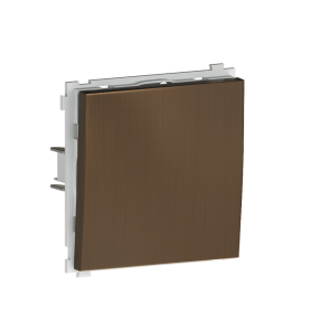 Выключатель одноклавишный встраиваемый звонковый Donel R98 Metal Латунь DA15100-DA296ME