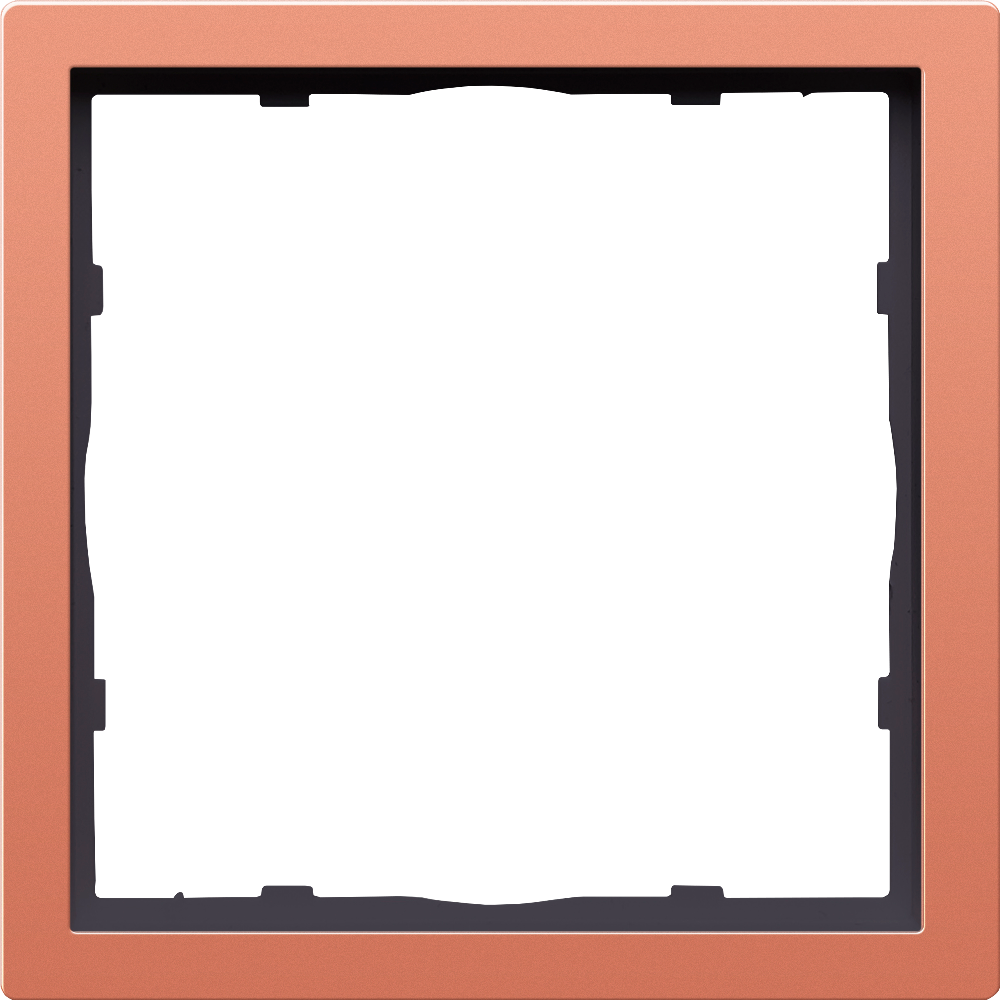 Рамка пластиковая Donel R98 нa 1 пост Коралл матовый DA21145