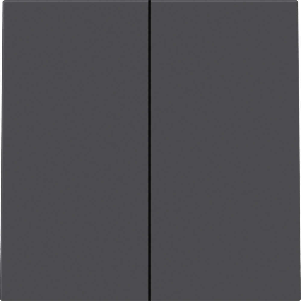 Выключатель двухклавишный встраиваемый Donel R98 звонкового типа Черный матовый DA25100-DA29528 — изображение 2