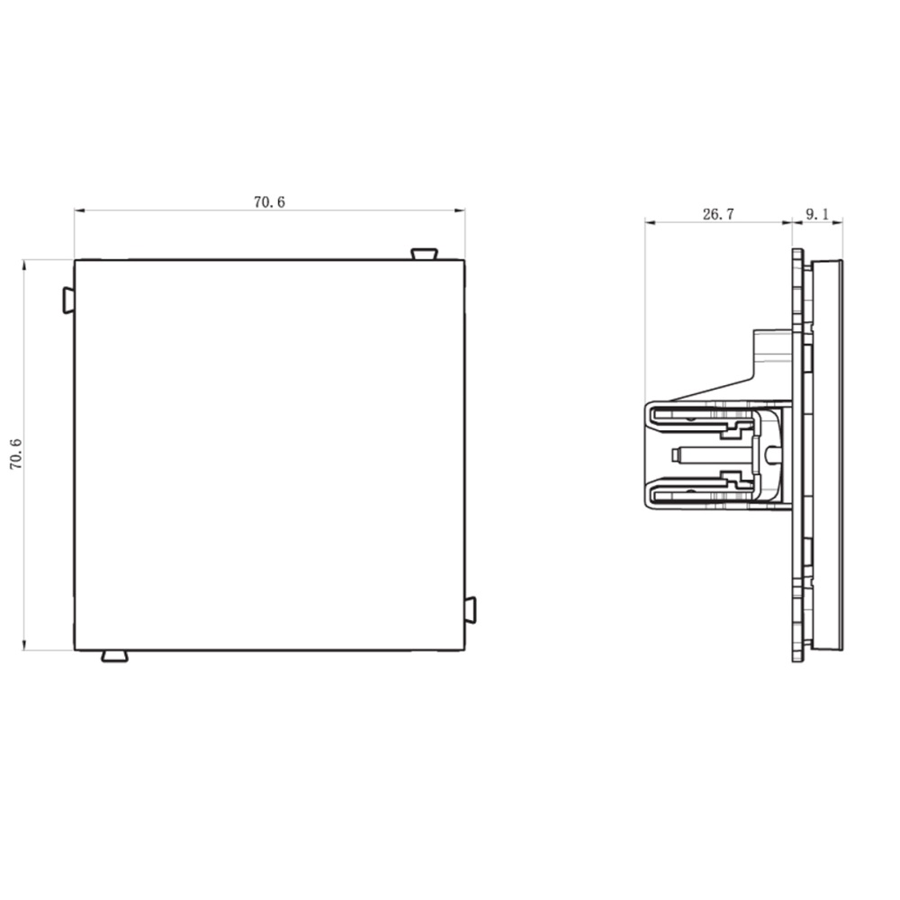 Заглушка Donel R98 Алюминий матовый DA26826 — изображение 3