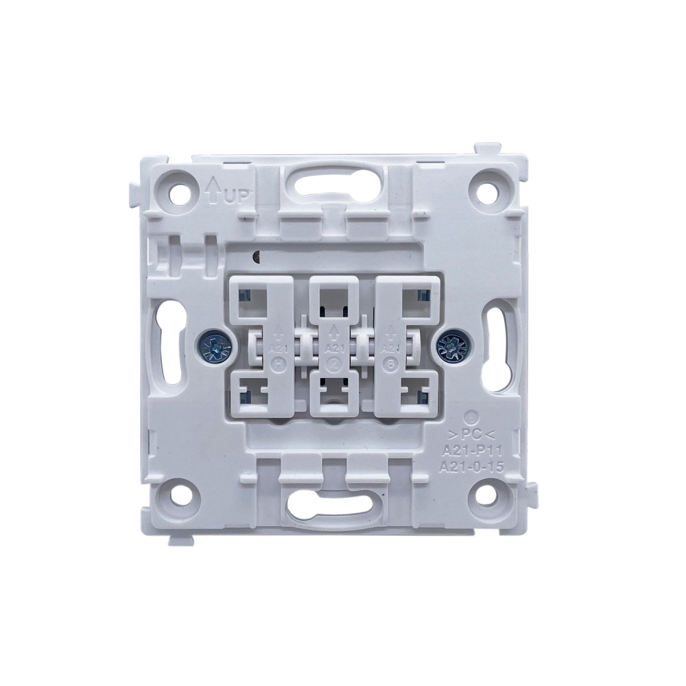 Выключатель трехклавишный встраиваемый Donel R98 Белый глянцевый DA28300-DA29303 — изображение 5