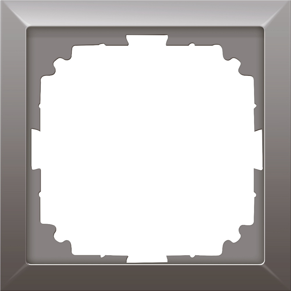 Рамка промежуточная Donel R98 для монтажа устройств Сталь матовая DA40837