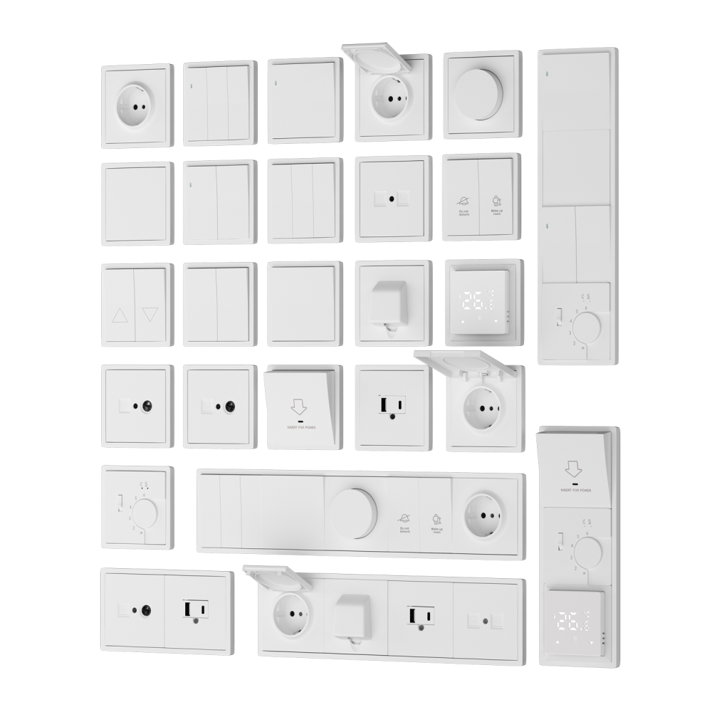 Вывод кабеля Donel R98 Белый матовый DA87133 — изображение 2