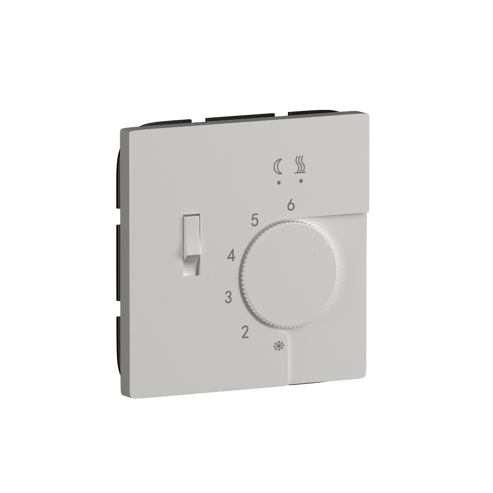 Терморегулятор механический Donel R98 с внешним датчиком пола Белый глянцевый DTEF231-DA14903