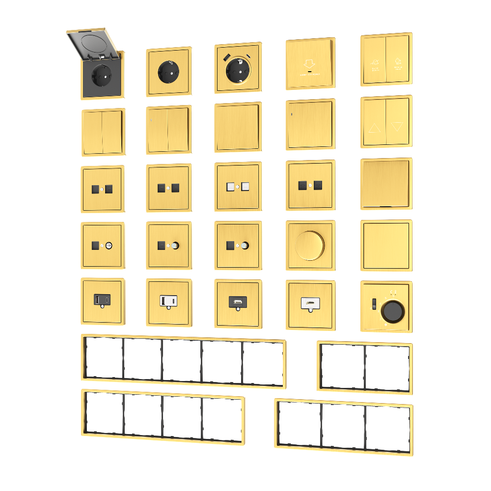 Терморегулятор механический Donel R98 Metal с внешним датчиком Золото матовое DTEF231-DA149BR — изображение 3