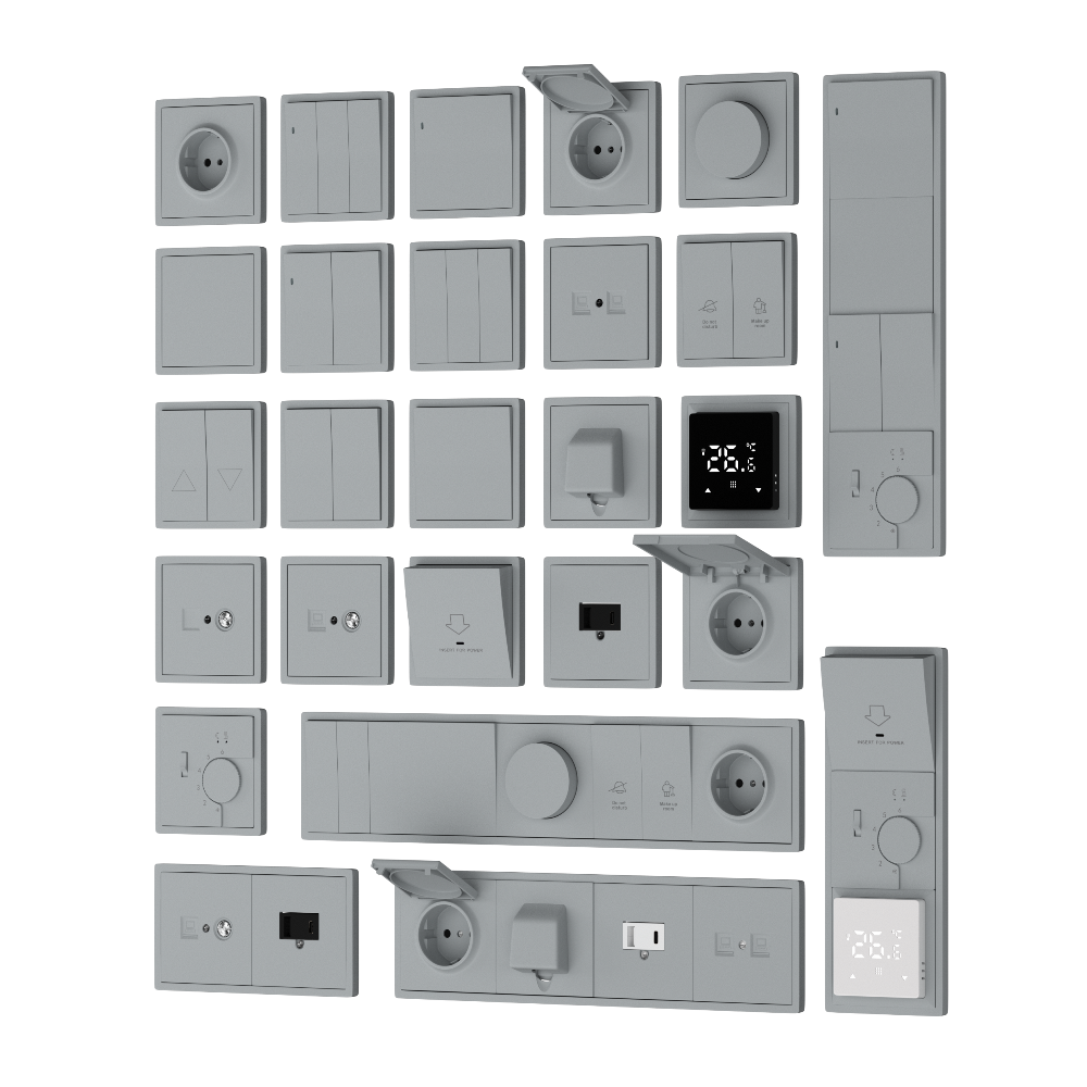 Розетка встраиваемая USB Donel R98 3.1A тип A, С Серый матовый DUSB3100ANC-DA27640 — изображение 2