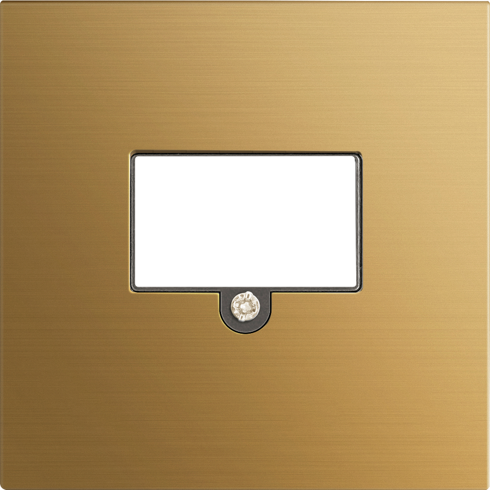 Розетка встраиваемая HDMI Donel R98 Metal 2.0a Золото матовое STRS20A-DA276BR — изображение 2