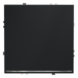 Выключатель одноклавишный встраиваемый Voltum S70 с подсветкой Графит VLS010207