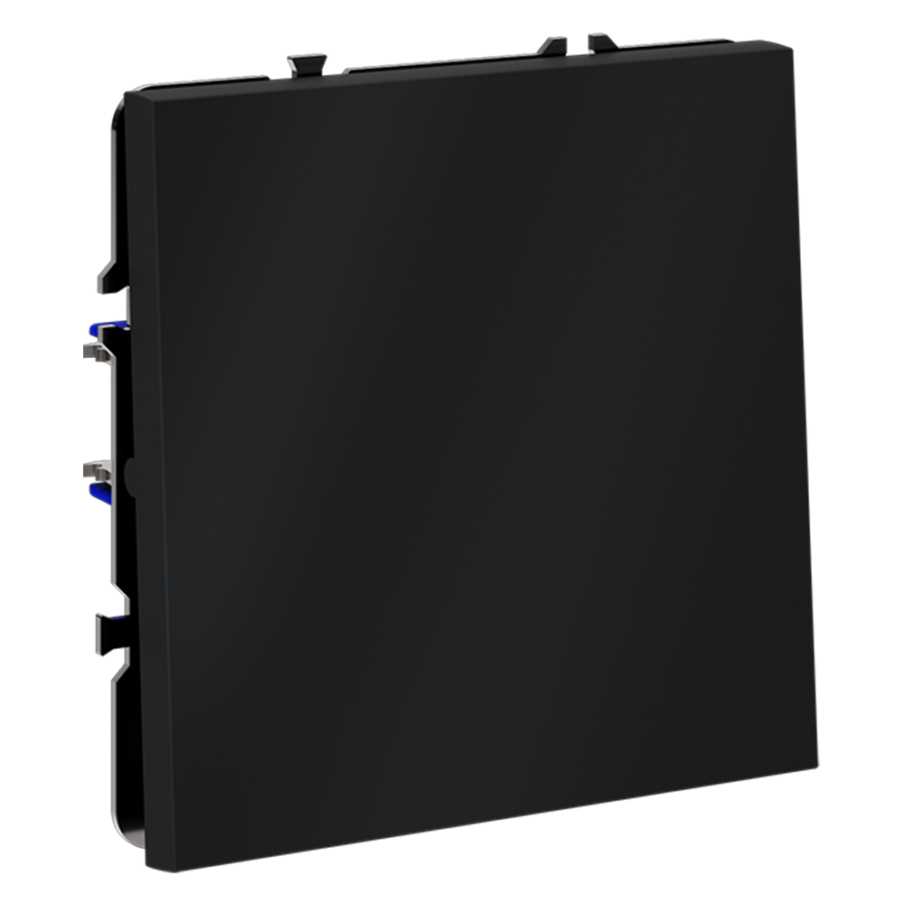 Выключатель одноклавишный встраиваемый проходной Voltum S70 Графит VLS010307 — изображение 2