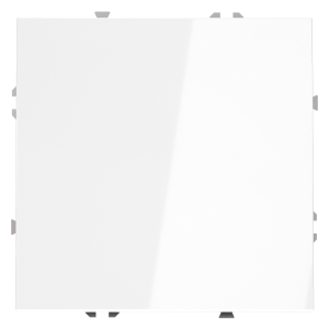 Выключатель одноклавишный встраиваемый перекрестный Voltum S70 Белый Глянцевый VLS010501