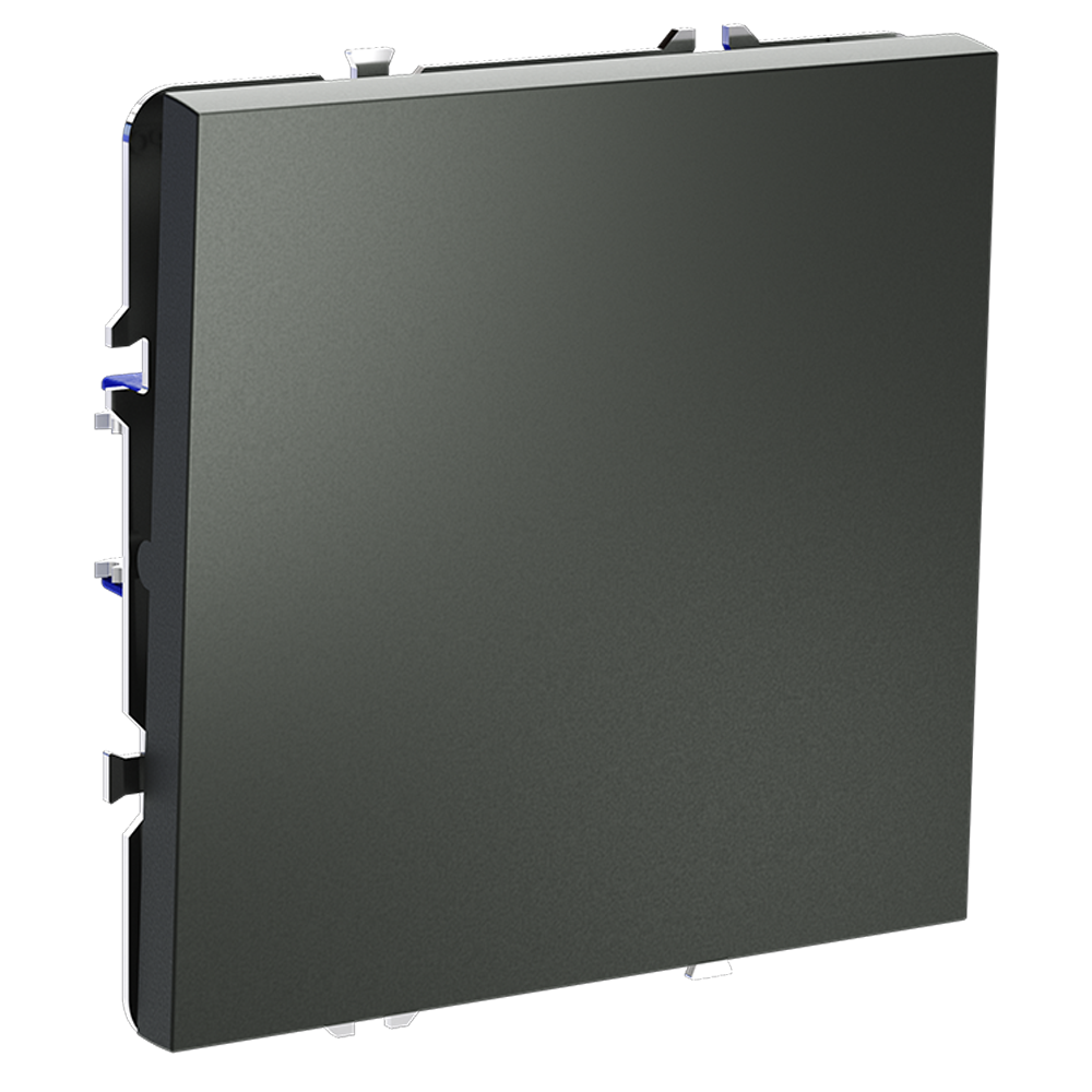 Выключатель одноклавишный встраиваемый с самовозвратом Voltum S70 Титан VLS010606 — изображение 2