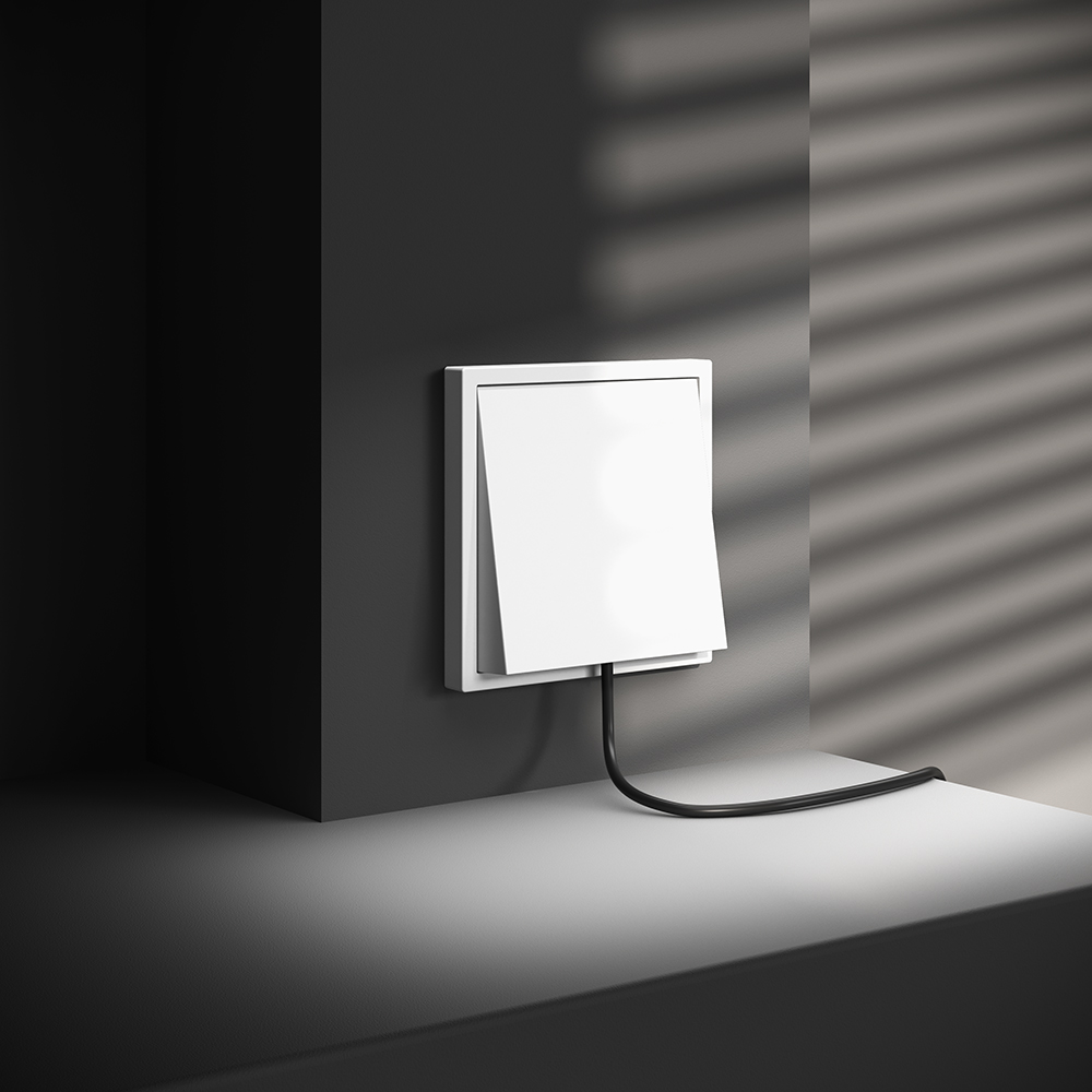 Вывод кабеля Voltum S70 Белый матовый VLS080202 — изображение 4