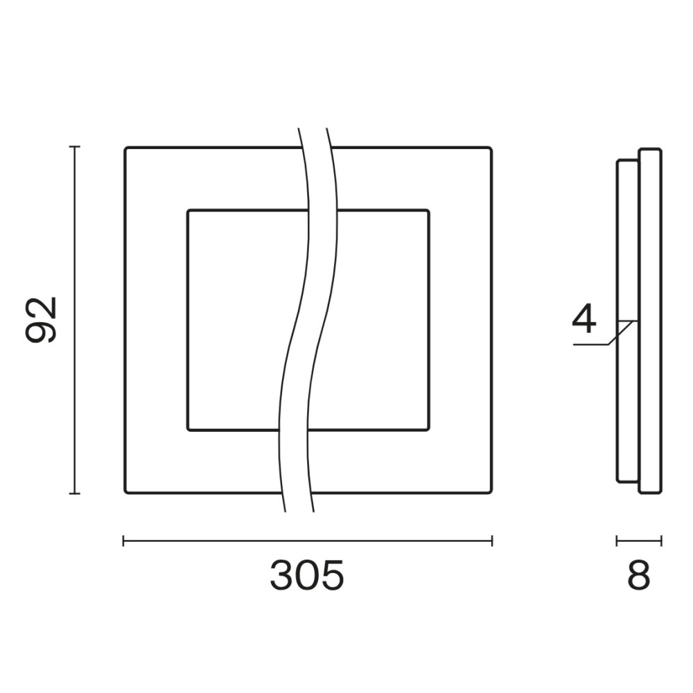 Рамка стеклянная Voltum S70 на 4 поста Белый глянцевый VLS110401 — изображение 5