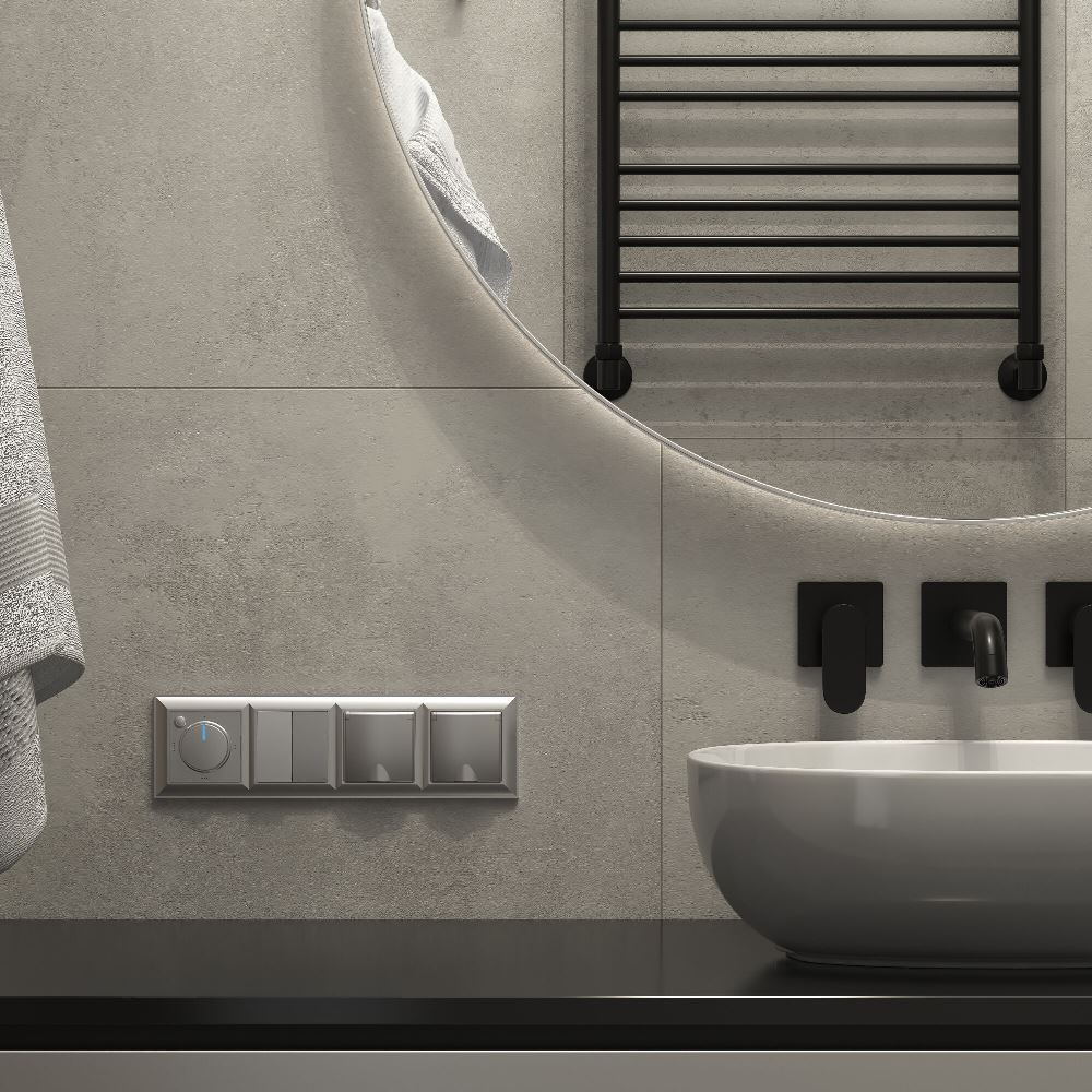 Терморегулятор электромеханический Werkel для теплого пола Серебряный W1151106 — изображение 2