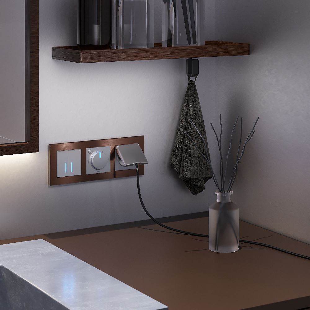 Терморегулятор электромеханический Werkel для теплого пола Серебряный W1151106 — изображение 3