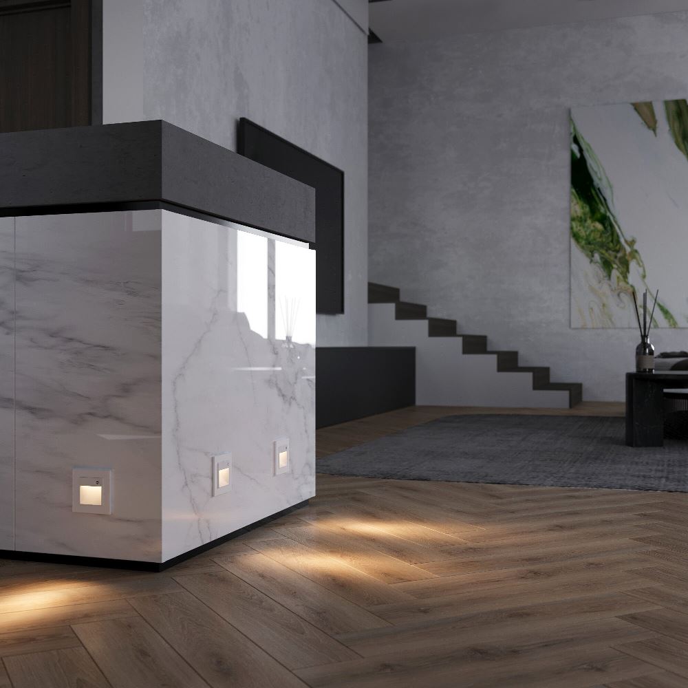 LED подсветка встраиваемая Werkel три режима с датчиком движения Белый W1154601 — изображение 2