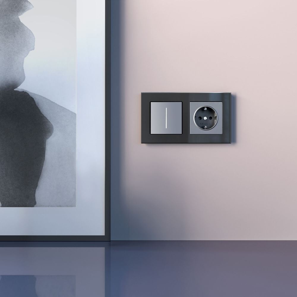 Умный сенсорный диммер Werkel с Wifi Серебряный W3443106 — изображение 2